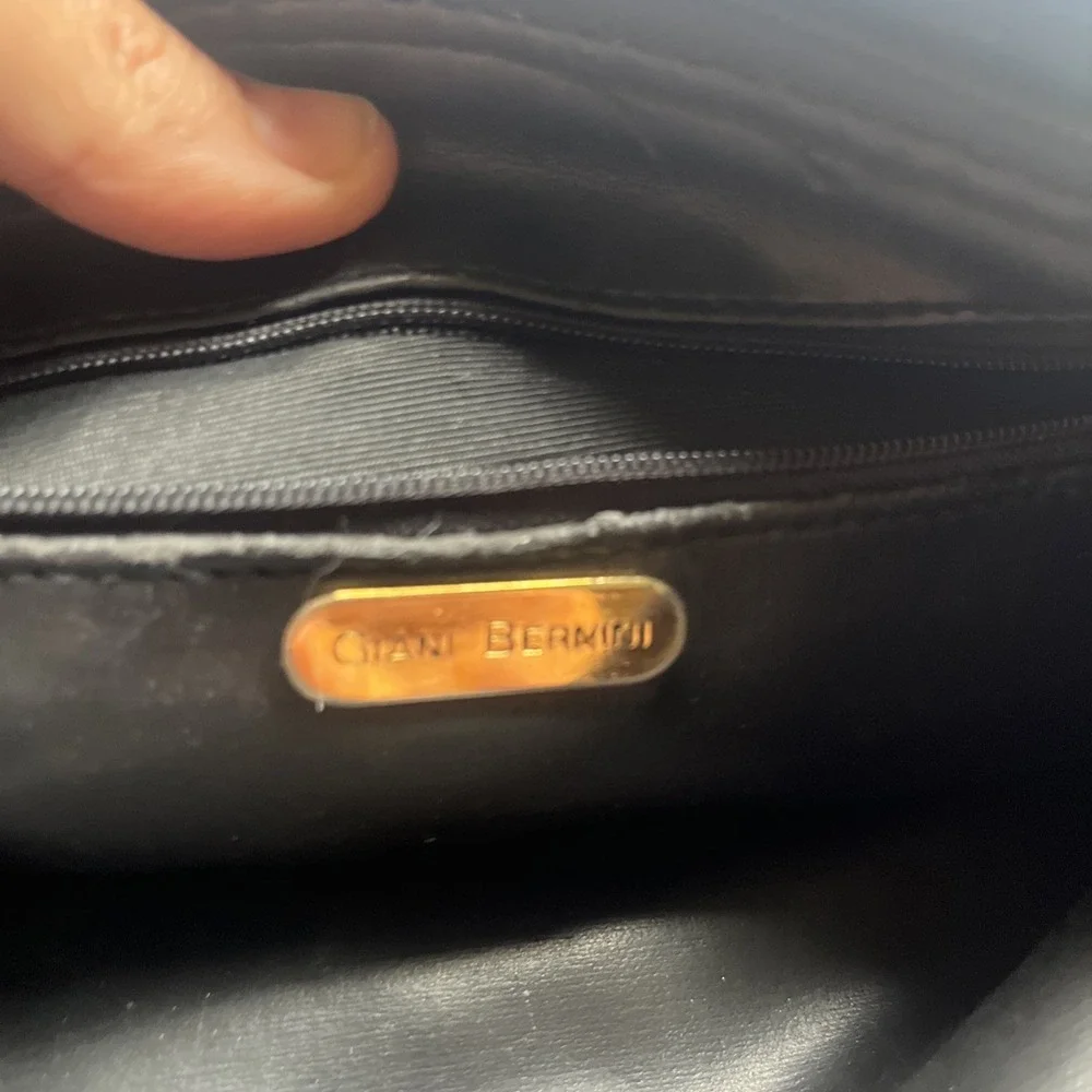 90s Minimalist Black Leather Shoulder Bag Quiet Luxury Slouchy Hobo